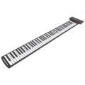 Portable Keyboard Piano Roll Up 88 Keys Electronic Keyboard Flexible Silicone with Rechargeable Battery for Kid Gift. 
