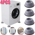 4Pcs Shock Pad And Noise Cancelling Washing Machine Support, Washer And Dryer Anti-Vibration Pads, Washing Machine Foot Pads For All Washing Machine. 
