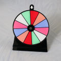 Toys Wheel Prize Spin Game Fortune Party Turn Plate Wall Carnival Raffle The Draw Tabletop Lottery Machine Winner Fun Turntable JUE. 