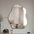 Curvy Toilet Wall Mounted Mirror, Bathroom Makeup Real Mirror (NOT A STICKER), High-Definition Explosion-Proof, Durable, Dressing Table Net Red Wall-Mounted Bathroom Mirror Size : 40 * 60cm. 