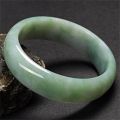 Hot Valentine's Day Wedding Green Jade Bracelet Natural Stone Bangle Charm Jewelry Emeral Jewelry. 