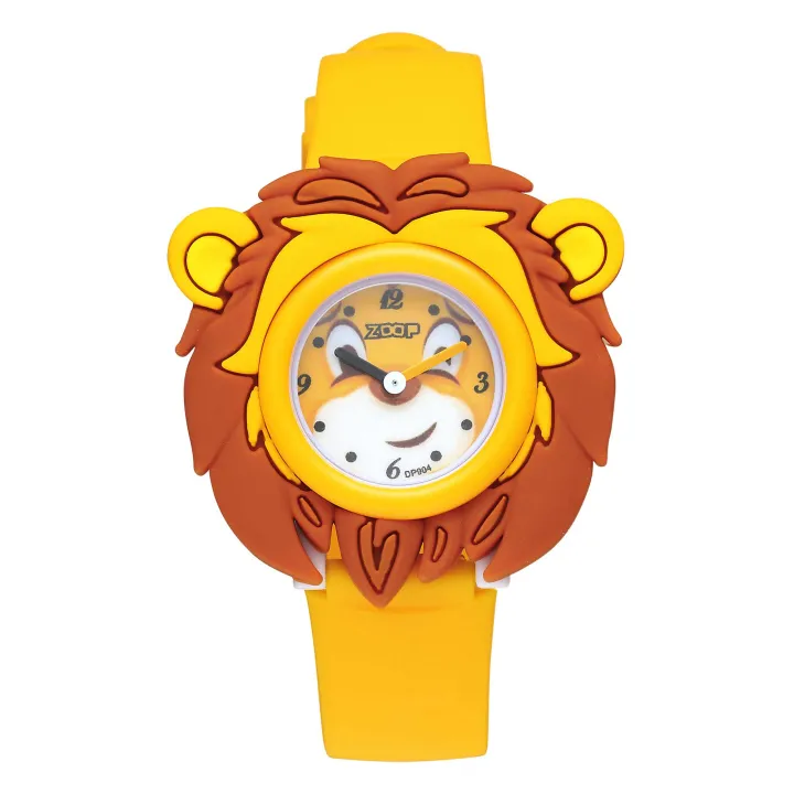Zoop By Titan Friends from Nature Quartz Analog Yellow Dial Polyurethane Strap Kids Watch for Unisex - 26033PP01