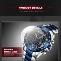 NAVIFORCE  Nf9171 Double Time Digital Analog Stainless Steel Waterproof Military Watch. 