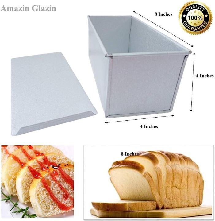 Tin Bakery Product Bread Sandwich Bread Mold Mould with Cover