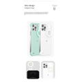 Phone Case Built-In Selfie Ring Light For iPhone 12 Pro Max, LED Illuminated Selfie Light Up Luminous Flashlight Cellphone Case Cover For iPhone 12 Pro Max (White). 