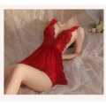 Pebbles Nepal Sexy and Comfortable Sheer Pajamas Hot Backless Seduction Slip Dress Loungewear Set. 