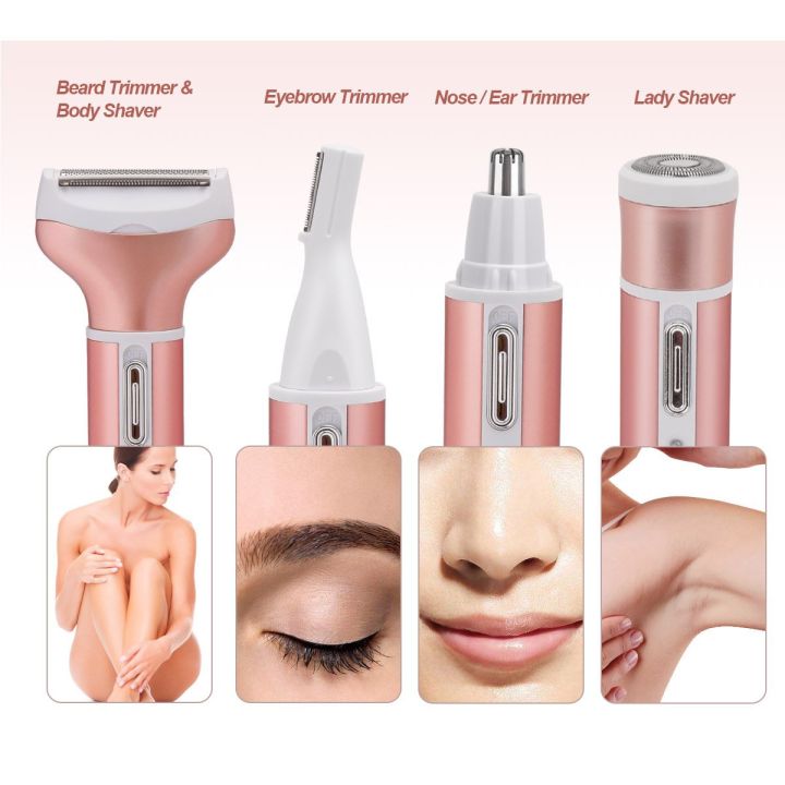 4%20In%201%20Electric%20Ladies%20Hair%20Remover%20Epilator%20For%20Women%20-%20Image%209