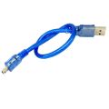 USB 'A' 2.0 Male to Mini USB 'B' Cable 30CM for Arduino Nano. 