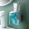 Toothpaste Holder Wall Mount Toothbrush Cup for Shower Bathroom Accessories Organizer Kids Toothbrush Holders for Bathroom, Electric Tooth Brush Toothbrushing. 