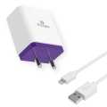 Purple Adapter With Lightning Data Cable PFC-003. 