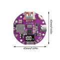 Power Bank Charger Board 5A Mini Circuit Board DIY Motherboard Kit with Light Display. 