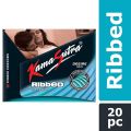 Pack of 20 Kamasutra Ribbed Condoms. 