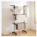 Heavy Duty Stainless Steel Double Pole Foldable Cloth Dryer/Clothes Drying Stand. 