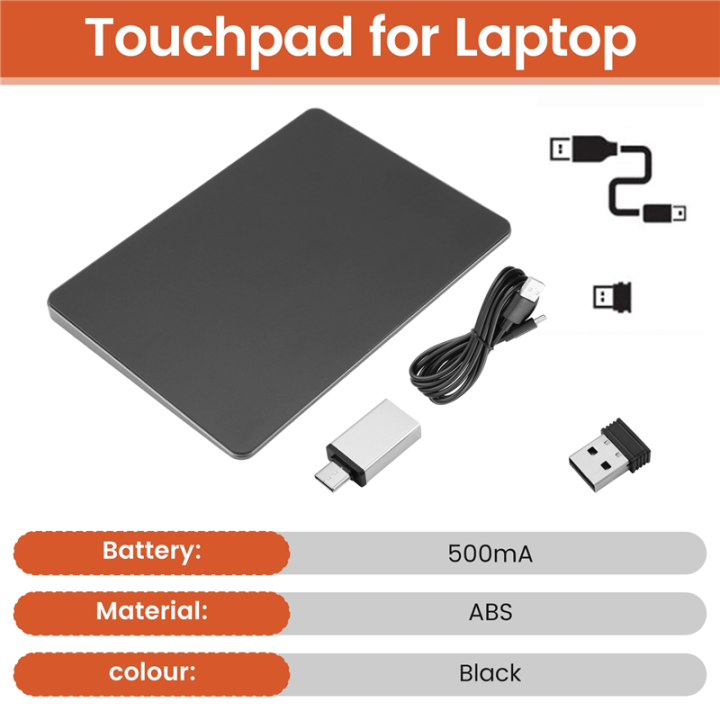 Bluetooth%20Touchpad%20Multi-function%20Gestures%20Trackpad,%20Black%20-%20Image%206