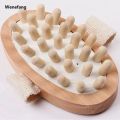 Wenefang Body Brush Soothing Wooden Airbag Essential Oil Spa Air Cushion Massage Hair Comb Scalp Massage Brush. 