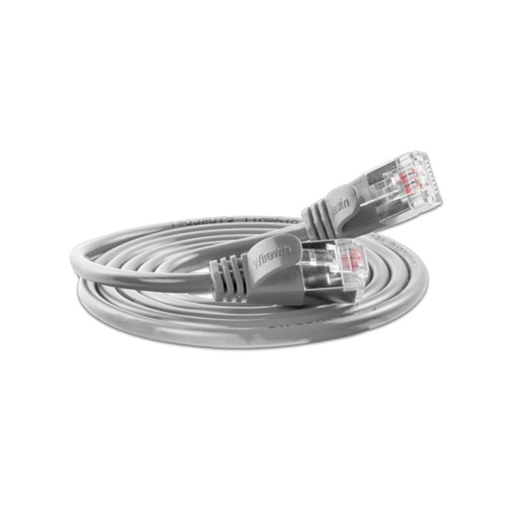 20M / 65 Ft - Cat6 RJ45 Connector Ethernet Internet Cable Gray 8 Wire (Manually crimped)