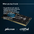 Crucial RAM 8GB DDR5 5600MHz Laptop RAM. 