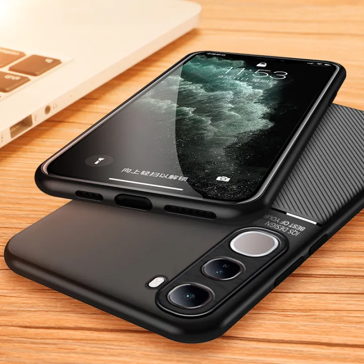 Lenuo%20Case%20For%20vivo%20V40%20Lite%204G%205G%20Casing%20Anti-fall%20Soft%20Non-slip%20Silicone%20Grain%20Back%20Cover%20-%20Image%202