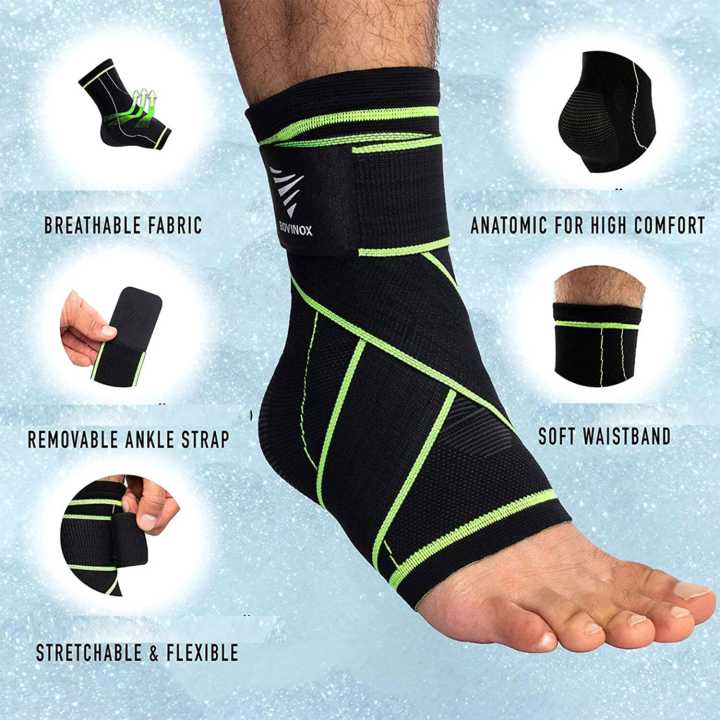 Ankle Support Sports Bandage For Stabilising Ankle Foot Wraps 1 Piece