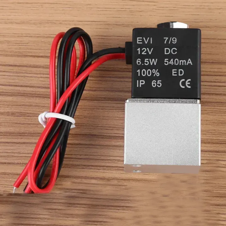 New specials DC 12V 1/8| 2 WAY Normally Closed Aluminum Air Pressure ...