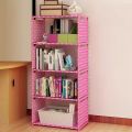 Simple Bookshelf 4 Layer Storage Shelve For Books Children Book Rack Bookcase For Home Furniture. 