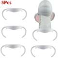 5 Pieces/3/1Pc Accessories Feeder Bottle Grip Handle for Avent Natural Wide PP Glass Baby Feeding Bottles. 