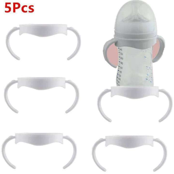 5 Pieces/3/1Pc Accessories Feeder Bottle Grip Handle for Avent Natural Wide PP Glass Baby Feeding Bottles