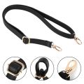 DIY Replacement Leather Bag Shoulder Strap Handle Body Adjustable 140*2cm, Black. 