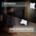Motion with Light Sensor Battery Operated Automatic LED Light Indoor Outdoor Cabinet Locker Wardrobe Bookshelf Stairs Wireless Lights. 