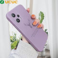 UCUC for Realme 9 Pro / OnePlus Nord CE 2 Lite 5G Back Cover Flower Antlers Soft Thin Liquid Silicone Phone Case. 