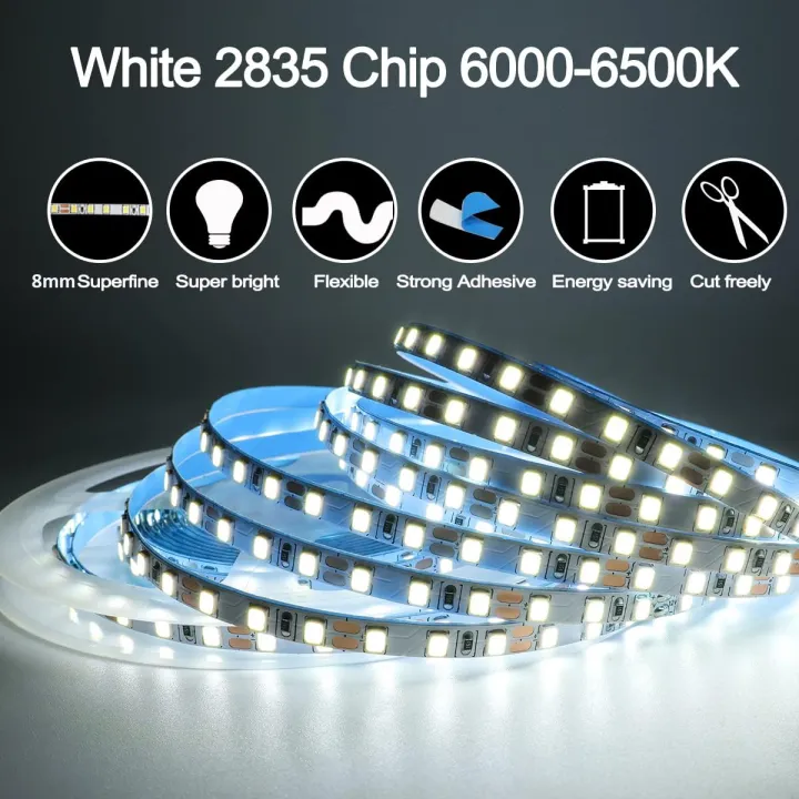 12V%202835%20LED%20Strip%20Light%20Warm%20And%20White%205%20Meter%20120LEDs/m%20LED%20Tape%20Light%20Cuttable,%20Connectable,%20Dimmable%20LED%20Strips%20for%20Profile%20Light,%20Indoor,%20Under%20Cabinet%201000Lm/M%209.6W/M%20CRI%2090+%20-%20Image%207