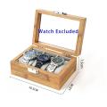 Pylon 3,6,10 12 Slots Bammboo Wooden Watch Collection Box Case Wrist Watch Storage Case for Women Men. 