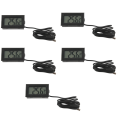 5X New Digital LCD Thermometer Temperature Gauge Probe Sensor -50°C TO +110°C Range. 