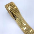 5yards 25mm Sequins Ribbon Lace Trim Sequin Sewing Fabric Ribbon For Dress Clothes Headdress Bridal Wedding Accessories. 