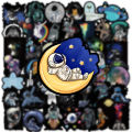 Artsy Home 25/50 Pcs Graffiti Astronaut Outer Space Stickers. 