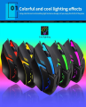 Premium USB Wired Gaming Mouse | 1000 DPI Ergonomic LED RGB E-Sports Mouse for PC, Laptop, Computer | Ultra Lightweight with 1.5m Braided Cable for Work and Competitive Games | Gaming Mouse | Mice. 