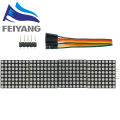 MAX7219 Dot Matrix Module Microcontroller Module Control Module Display Module 4 In One Display With 5P Line For Arduino. 