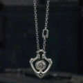 Mechanical Rotatable Gear Pendant Necklace Unique Rotating Design Jewelry Gift MIRRORRR. 