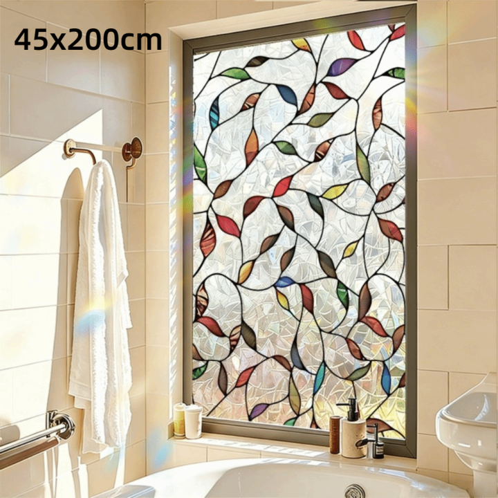 Decorative%2045x200cm%20Decorative%20Window%20Film%20PVC%20Floral%20Stained%20Glass%20Window%20Sticker%20Removable%20Static%20Cling%20Privacy%20Sticker%20Bathroom%20-%20Image%207