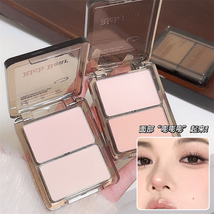 Rich%20Bear%20two-color%20highlighter%20contour%20matte%20water%20glow%20powder%20brightens%20the%20face,%20mid-eyes,%20nose%20shadow%20and%20silhouette%20all-in-one%20palette%20-%20Image%202