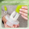 4 Piece Cleaning Cactus Baby Brush Set, Long Handle Water Bottle Cleaner, Home Use Cups and Straws. 