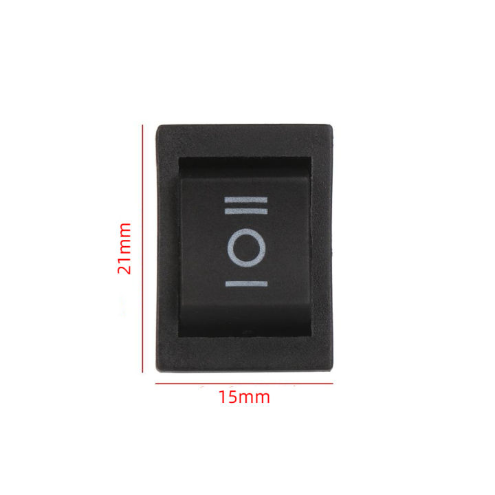 5Pcs%202/3/6Pin%20Snap-in%20SPST%20Push%20Button%20Switches%2015x21mm%20Rocker%20Switch%20KCD1%20Power%20Buttons%20-%20Image%204