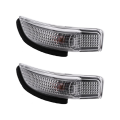 OYPFXMI 2X 8173052100 Front Right Rearview Side Mirror Turn Signal Indicator Light for Yaris Prius C. 