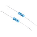 10 PC resistor 100 ohm 1 W fixed film, metal oxide blue. 