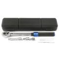 Adjustable torque wrench kit 1/4 inch 3/8 inch drive wrench kit. 