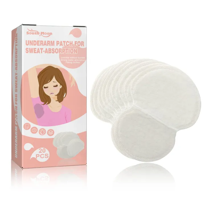 20pcs Disposable Absorbing Underarm Sweat Pads Patches Armpit Guard Sheet Shield