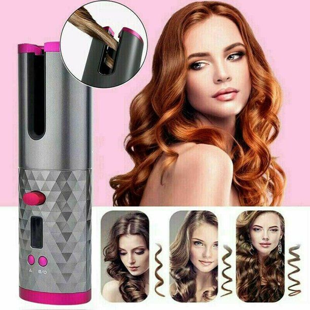 Cordless store automatic hair curler