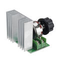 4000W thyristor speed regulating dimmer 220V resistor module. 