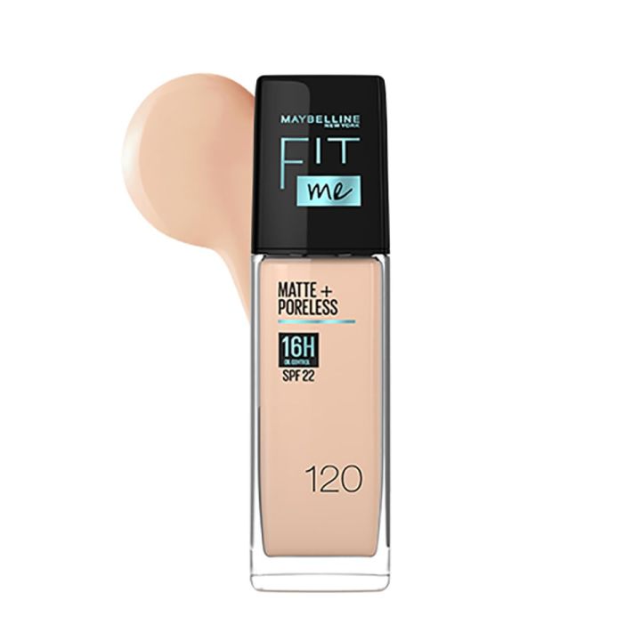 Maybelline Newyork Fitme Matte + Poreless Liquid Foundation - 120 Classic Ivory