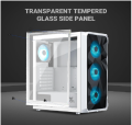 Ant Esports ICE- 112 Mid- Tower Computer Case/Gaming Cabinet - White. 